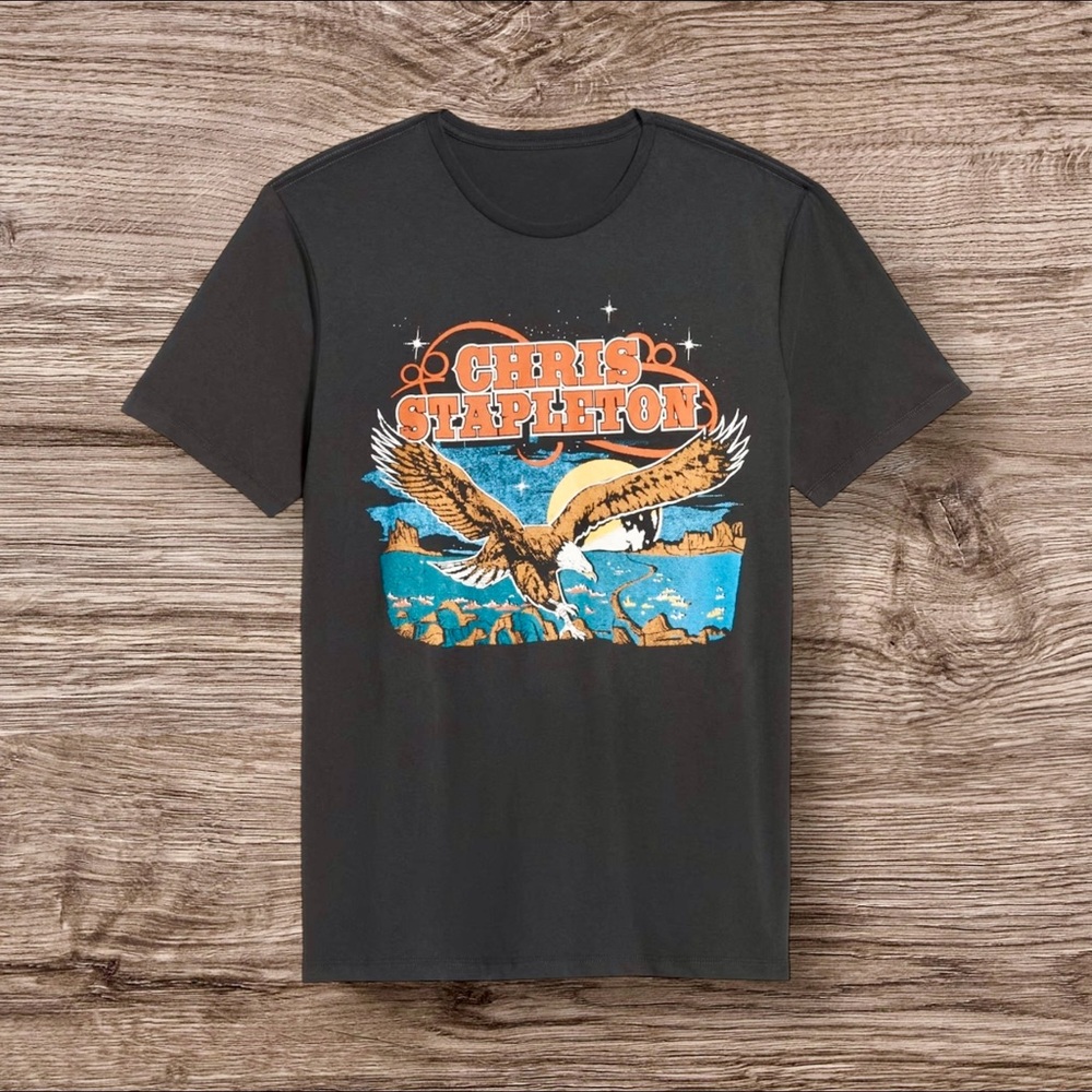 Chris Stapleton short sleeved crewneck graphic t-shirt. 🆕NWT - Picture 3 of 11